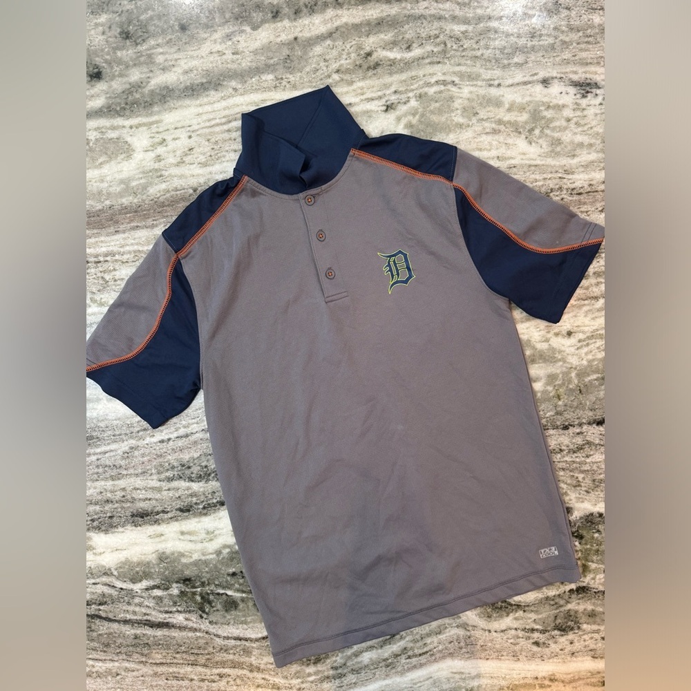 Detroit Tigers MLB Golf Polo Shirt Size Medium